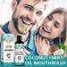 Coconut Pulling Oil with Tongue Scraper (237ml) | Alcohol-Free Mouthwash for Bad Breath Healthy Gums & Teeth Whitening | 1PC - Buy Online on GoSupps.com