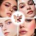 Maquillage Palette Pour Les Yeux Palette De Fards Paupi res | Palettes d'ombres paupi res de forme unique de 6 couleurs Maquillage pour les yeux mat paillettes longue dur e fards  - Buy Online on GoSupps.com