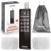 LOOKEE Premium LED 4-Channel TENS Unit EMS Massage Muscle Stimulator for Pain Relief Therapy Independent 4 Channels Electric Pulse Massager with 36 Programs and 40 Intensity Levels - FSA/HSA Eligible