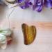 Tiger Eye Gua Sha Tool - Jade Guasha Board for Spa Massage & Face Care | Best Gua Sha Scraping Massage Tool - Brown - Buy Online on GoSupps.com