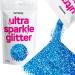 Hemway | Ultra-Shine Glitter CHUNKY Glitter 1/40" 0.025" 0.6mm 625 Micron 100g Ocean Blue Ocean Blue Chunky - 100g