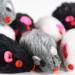 Penn-Plax Play Fur Mice Cat Toys | 12 Pack with Rattling Sounds | Black and White Variety Pack - CAT531 - Buy Online on GoSupps.com