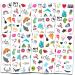 Mini Tattoos Temporary Set - 1000+ Realistic Tiny Designs for Women, Girls, Kids, and Adults | Stars, Hearts, Symbols, Butterflies, Flowers - Buy Online on GoSupps.com
