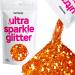 Hemway Premium Ultra Sparkle Glitter Multi Purpose Metallic Flake For Arts Crafts Nails Cosmetics Resin Festival Face Hair - Copper - Super Chunky (1/8 "0.125" 3mm) 100g / 3.5oz Copper Super Chunky - 100g