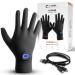 Copper Compression CopperVibe Vibration + Heat Therapy Gloves Heated Hand Massage for Arthritis Carpal Tunnel Neuropathy Pain Relief Rheumatoid Tendonitis Raynauds for Women & Men - 1 Pair