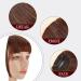 NICENEEDED Light Brown Clip in Bangs Wispy Bangs Clip in Hair Extensions Air Bangs Fringe Natural Curved Wispy Bangs Faux Hairpieces for Women Daily Wear - Buy Online on GoSupps.com