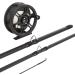 Wakeman Outdoors Charter Series Fly Fishing Combo Kit - 3 Piece Collapsible Fiberglass Pole with Ambidextrous Reel, Carry Case & Accessories - Buy Online on GoSupps.com