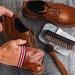 Horsehair Shoe Shine Brush Kit with Dauber Applicators - Leather Care Brushes and Suede Cleaner Set with Microfiber Gloves (4 Pcs Style D) - Buy Online on GoSupps.com