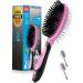 Bluepet "Double -decker" 2in1 dog brush for long hair & short hair - also for puppies & cats - smoothing unwasting brushing - brushing - all -round talent for daily fur care pink