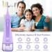 Sejoy Water Flosser - Rechargeable Cordless Teeth Cleaning Tool with 5 Modes, 8 Jet Tips - IPX7 Waterproof, Portable & Travel-Friendly (Purple) - Buy Online on GoSupps.com