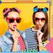 Xunyee 48 Pcs 80s Neon Scrunchies Set - Soft Hair Ties for Women and Girls - 6 Solid Colors - Party Accessories - Buy Online on GoSupps.com
