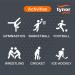 TYNOR Ankle Brace for Men & Women - Breathable Neoprene Compression Sleeve for Sprains Plantar Fasciitis & Sports - Adjustable Wrap - One Size - Premium Orange - Buy Online on GoSupps.com