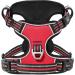 Adjustable Heele No-Pull Dog Harness for Small Dogs - Reflective Breathable Padded Handle | XS Size (33-43cm) - Red - Buy Online on GoSupps.com