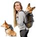 K9 Sport Sack Walk-On | Dog Carrier Dog Backpack with Harness & Storage (Medium, Shark Skin Gray) Medium (15 - 17" Neck 15 - 21" Chest) Shark Skin Gray