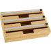 Potted Pans Plastic Wrap Dispenser with Cutter - 3 Slotted Kitchen Drawer Organizer - Buy Online on GoSupps.com