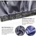 Silk Satin Sleep Cap Bonnet for Natural Curly Hair | Adjustable Night Cap - HEATHER BLACK - Buy Online on GoSupps.com