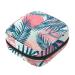 Palm exotic pattern sanitary napkins storage bag menstruation pad bag pocket portable menstrual cup pocket with zipper for teenage girls women women women