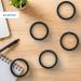 Levani 50s Hair Tie Set | High-Quality Cotton Rubber Bands for Men & Women | 50 Pieces Black 4 cm | Durable & Stylish Hair Accessories - Buy Online on GoSupps.com