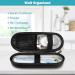 SITHON Hard Shell Travel Case for Oral-B & Philips Sonicare Electric Toothbrush - Shockproof Storage Carrying Case with Carabiner - Black - Buy Online on GoSupps.com