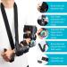Hinged ROM Elbow Brace with Hand Grip | Post-Op Support & Sling Stabilizer for Arm Injury Recovery | Fracture Rehabilitation - Left Arm - Buy Online on GoSupps.com