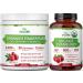 Zazzee Urinary Tract Cleanse Bundle | Fast Acting Probiotic Cranberry D Mannose Powder Plus USDA Organic Cranberry Extract Capsules for Women | Non-GMO Vegan & ISO Lab Tested