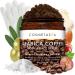 Cosmetasa Organic Arabica Coffee Scrub Bundle - 2 in 1 Face & Body Scrub for Women & Men - Natural Cellulite Exfoliator with Exfoliating Gloves
