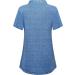 Yakestyle Women's V Neck Golf Shirt | Short Sleeve Quick Dry Polo Shirt - X-Large Blue - Buy Online on GoSupps.com