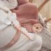 Lulababe Stage I Ballet Slippers + Sugar Swizzle Pacifier and Clip Set - 2 Pacifiers + 1 Clip - Soft Silicone Matching Holder for Infant Boys and Girls - Buy Online on GoSupps.com