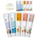 Umido 5 pieces Set Cosmetics Set 45 ml |1x foot cream chamomile |1x cooling gel menthol |1x hand lotion marigold |1x hand lotion peach |1x hand lotion coconut