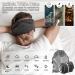 Flashmen Bluetooth Sleep Mask White Noise Timer 3D Sleep Mask for Side Sleeper Block Out Light Cooling Eye Sleep Mask with Bluetooth Headphones - Buy Online on GoSupps.com
