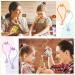14 Pcs Colorful Double Ball Elastic Ponytail Holders for Kids and Women - Stylish Circle Bubble Hair Bands for Baby Toddler Girls - Rubber Hair Ties with Balls - Buy Online on GoSupps.com