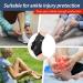 Buy Adjustable Ankle Brace with Side Stabilizers - Support for Sprains Achilles Tendon Plantar Fasciitis - Black Large - International Shipping Available - Buy Online on GoSupps.com