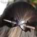 Parcelona French Infinity Brown Tortoise Shell Hair Slider Barrette Clip with Stick for Fine Hair Women & Girls - Buy Online on GoSupps.com
