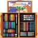 MEEDEN Kids Drawing Set - Wood Case Artist Painting Set for Boys & Girls, Includes Silky Crayons, Oil Pastels, Water-based Pencils, Dry Erase Markers, and Paint Pad White Board - Buy Online on GoSupps.com