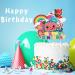 Glitter Paper Cake Topper - Birthday Party Supplies for Kids - Buy Online on GoSupps.com