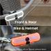 Powerful Overade Lum Front & Rear Bicycle Lighting - 8 Modes Brake Light Function | Scooters & Helmets - Buy Online on GoSupps.com