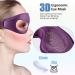 Buy 3D Comfort Sleep Mask for Men & Women - Adjustable Lightweight Eye Mask with Earplugs - Perfect Travel Accessory in Purple - Buy Online on GoSupps.com