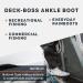 Grundens Men's DECK-BOSS Ankle Boot - Waterproof & Durable White Squall (Size 11) - Buy Online on GoSupps.com
