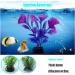 Enhance Your Aquarium with 6 Pcs of Artificial Aquarium Plants -8.6inch Fish Tank Plastic Plants Set Aquarium Plants Ideal for Office and Home Simulation Fish Tanks - Buy Online on GoSupps.com