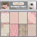 CrafTreat Decoupage Paper for Crafting-Pink Blooms-Size:A4(8.3 X 11.7 Inch)8-Pcs-Floral Scrapbook Paper-Script Decoupage Paper Floral-Wood Decoupage for Furniture, Glass, Wood, Metal, Tile, Wall.