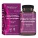 Reserveage, Resveratrol 500 mg with Pterostilbene, Antioxidant Supplement for Cardiovascular and Cellular Health, Supports Healthy Aging, Paleo, Keto, 60 Capsules (60 Servings)