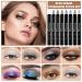 CAHIUYOA 8PCS Shimmer Eyeshadow Stick Set - Soft Cream Glitter Eye Shadow Pencils in Pearl White Black Gray Silver Khaki Purple Blue Golden Brown for Flawless Eye Makeup - Buy Online on GoSupps.com