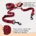 Tycoonest 2 PCS Double Dog Leash for Walking 2 Dogs Adjustable Double Dog Lead Coupler No Tangle 360 Swivel Rotation Dual Strong Lead for Puppy Small Medium Large dog Red - Buy Online on GoSupps.com