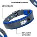 Black Rhino Comfort Collar | Super Soft Neoprene Dog Collar for All Breeds | Adjustable Reflective & Weatherproof (Large Blue/Black) - Buy Online on GoSupps.com