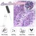 Laza Body Glitter - 2 Jars Iridescent Sequins & Glitter Glue for Eyeshadow Face Paint & Festival Looks | Colorful Purple Hair Accessories & Party Costumes - Buy Online on GoSupps.com