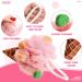 Kids Bath Sponge Set - 4-Piece Exfoliating Loofah & Body Scrubber for Spa and Shower - Buy Online on GoSupps.com