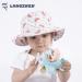 LANGZHEN Baby Girls Sun Protection Hat | Adjustable Wide Brim Toddler Kids Play Hat | Watermelon XL - Buy Online on GoSupps.com