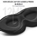 Buy Onaez 3D Sleep Mask - Light Blocking Eye Mask for Men & Women Silk Travel Sleep Glasses with 12mm Deep Eye Sockets - Perfect for Naps & Relaxation - Buy Online on GoSupps.com