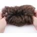 Maroon Bun Extensions - Thick Updo Hairpiece for Wavy Curly Hair - 45g Brown - Buy Online on GoSupps.com