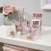 STORi Clear Plastic Vanity Makeup Organizer - 4-Compartment Holder | Compact Design for Beauty Supplies | Made in USA - Buy Online on GoSupps.com